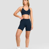 Elevate™ Skulpturalne Šortsevi Srednjeg Struka | Midnight Navy