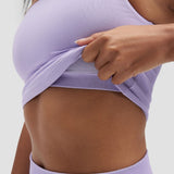 Elevate™ Sculpting Asymmetric Twist Top | Ljubičasta