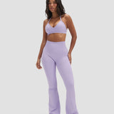 Elevate™ Sculpting High Waist Flare Leggings | Ljubičasta
