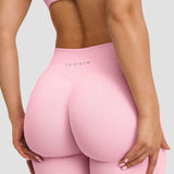 Elevate™ Sculpting Mid V-Struk Flare Leggings | Pamuk Roze