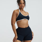 Elevate™ Sculpting Mid Waist Scrunch Šortsevi | Noćna Crna
