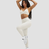 Elevate™ Sculpting Leggings sa Srednjim Strukom | Krem
