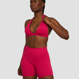 Elevate™ Sculpting Seamless V-Neck Halter Bra | Jagoda