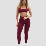 Elevate™ Skulptirajuće Leggings sa Srednjim Strukom | Trešnja