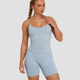Elevate™ Sculpting Seamless Scoop Neck Cami | Plava Magla
