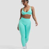 Elevate™ Sculpting Leggings sa Srednjim Strukom | Clear Tides
