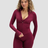 Elevate™ Kompresiona Jakna sa Dugim Rukavima | Cherry Berry