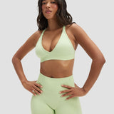 Elevate™ Sculpting Seamless High Apex Bra | Pistacija Zelena