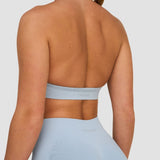 Elevate™ Sculpting Seamless Adjustable Halter Bra | Plava Magla