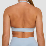 Elevate™ Sculpting Seamless Adjustable Halter Bra | Plava Magla