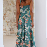 Dreamers Midi Haljina - Zelena Cvjetna