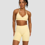 Elevate™ Sculpting Seamless Adjustable Halter Bra | Zlatno Maslac