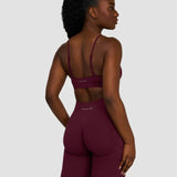 Elevate™ Sculpting Seamless Scoop Neck Bra | Merlot