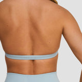 Elevate™ Sculpting Seamless V-Neck Halter Bra | Plava Magla