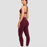Elevate™ Skulpturalne Leggings sa Srednjim Strukom | Merlot