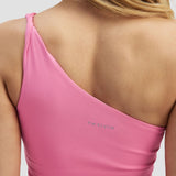 Elevate™ Sculpting Asymmetric Twist Top | Bubble Pink