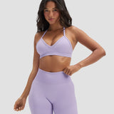 Elevate™ Sculpting Seamless Adjustable Halter Bra | Ljubičasta