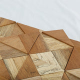 Dřevěný mozaikový panel na zeď Triad