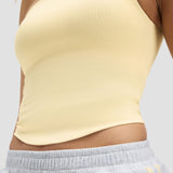 Elevate™ Sculpting Asymmetric Twist Top | Zlatno Puter