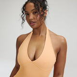 Elevate™ Sculpting Halterneck All In One | Melon Ice
