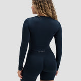Elevate™ Kompresioni Dugi Rukav Top | Midnight Navy