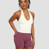 Elevate™ Sculpting Seamless Halterneck Top | Krem