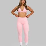 Elevate™ Sculpting Leggings sa Srednjim Strukom | Pamuk Roze