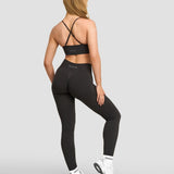 Elevate™ Sculpting Leggings sa Srednjim Strukom | Tamno Siva