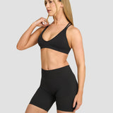 Elevate™ Sculpting Mid Waist Scrunch Shorts | Tamno Siva