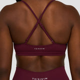 Elevate™ Sculpting Seamless Scoop Neck Bra | Merlot