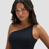 Elevate™ Sculpting Asymmetric Twist Top | Noćna Crna