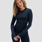 Elevate™ Kompresioni Dugi Rukav Top | Midnight Navy