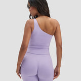 Elevate™ Sculpting Asymmetric Twist Top | Ljubičasta