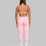 Elevate™ Sculpting Leggings sa Srednjim Strukom | Pamuk Roze