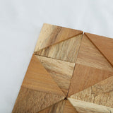 Dřevěný mozaikový panel na zeď Triad