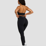 Elevate™ Sculpting Leggings sa Srednjim Strukom | Noćna Crna