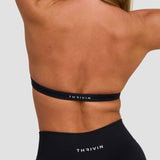 Elevate™ Sculpting Seamless V-Neck Halter Bra | Noćna Crna