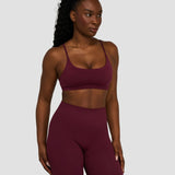 Elevate™ Sculpting Seamless Scoop Neck Bra | Merlot