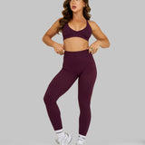 Elevate™ Sculpting Mid Waist Scrunch Leggings | Zimska šljiva