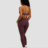 Elevate™ Sculpting Leggings sa Srednjim Strukom | Tamno Ljubičasta