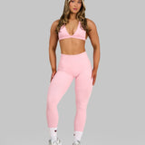Elevate™ Sculpting Leggings sa Srednjim Strukom | Pamuk Roze