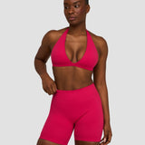 Elevate™ Sculpting Seamless V-Neck Halter Bra | Jagoda