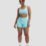 Elevate™ Sculpting Mid Waist Scrunch Šortsevi | Clear Tides