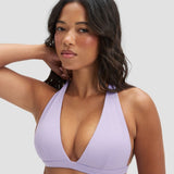 Elevate™ Sculpting Seamless V-Neck Halter Bra | Ljubičasta