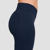 Elevate™ Sculpting Mid V-Waist Flare Leggings | Midnight Navy