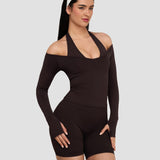 Elevate™ Sculpting Seamless V-Neck Top | Kafa