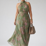 Mirelle | Midi haljina sa halter izrezom