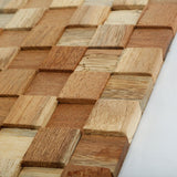 Mosaicový nástěnný panel Cubix Rue Wood