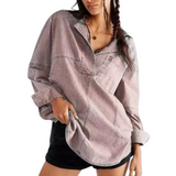 Emilia | Chic V-Izrezani Denimski Tunika Top