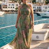 Mirelle | Midi haljina sa halter izrezom